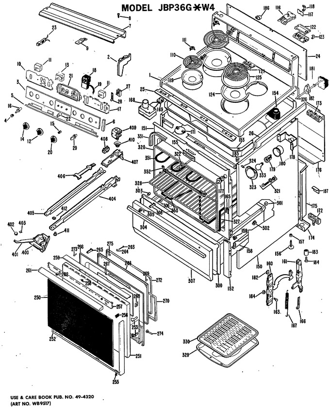 Diagram for JBP36G*W4