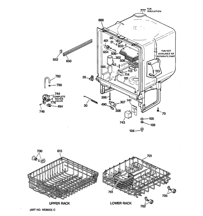 Diagram for GSD2200Z02WH