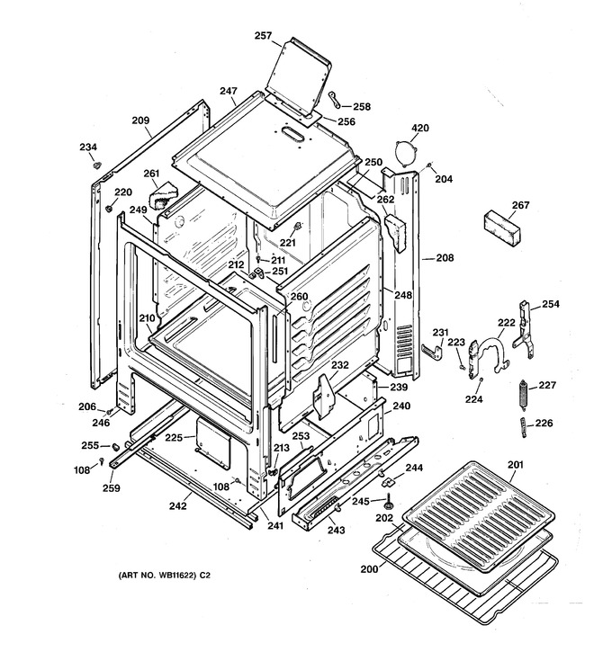 Diagram for JGBS04PPA2WH