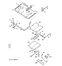 Diagram for 1 - Gas & Burner Parts