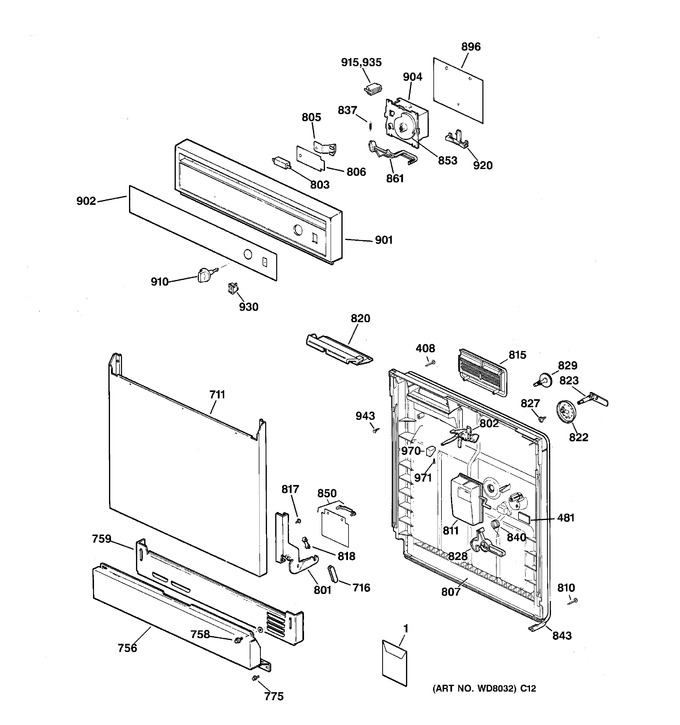 Diagram for HDA2030Z02WW