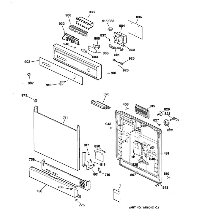 Diagram for PSD3430Z02WW