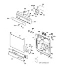 Diagram for 1 - Escutcheon & Door Assembly