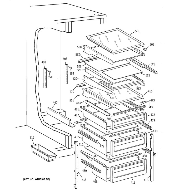 Diagram for TFG25PAAAWW