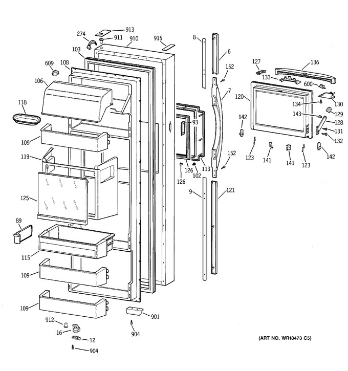 Diagram for TFG28PFCBWW