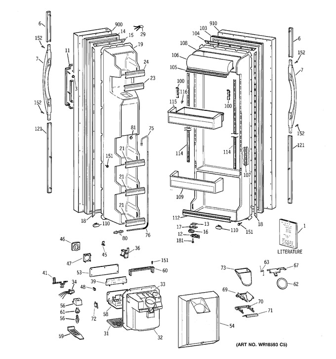 Diagram for MSG25GRAAWW