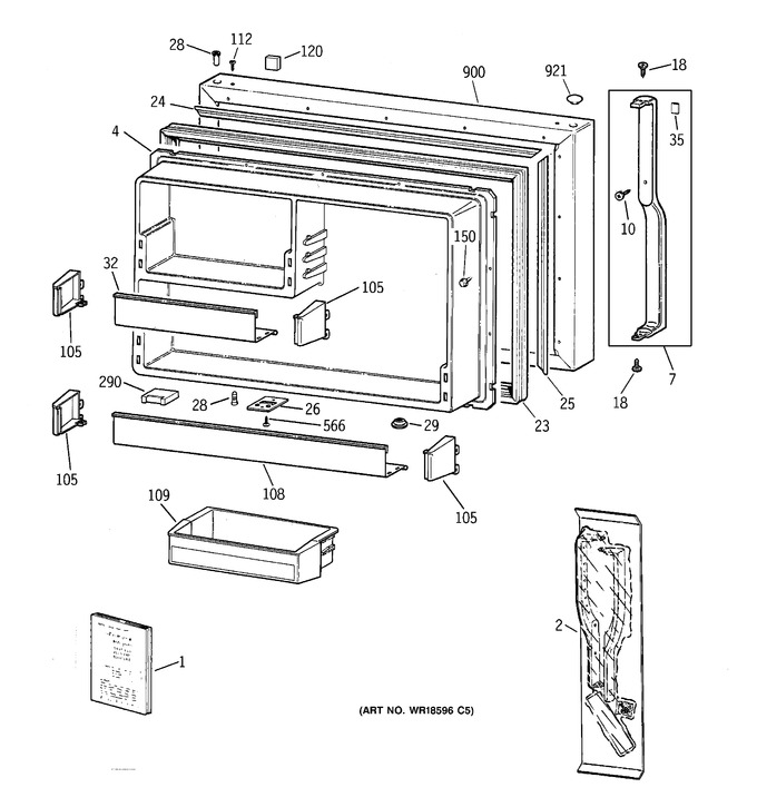 Diagram for TBG22PABGRWW