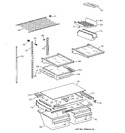 Diagram for 4 - Shelf Parts