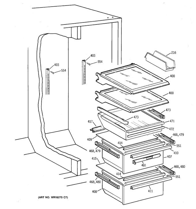 Diagram for TFX25ZRBBAA