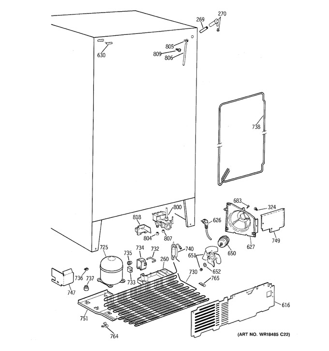 Diagram for TFX25ZRBBAA