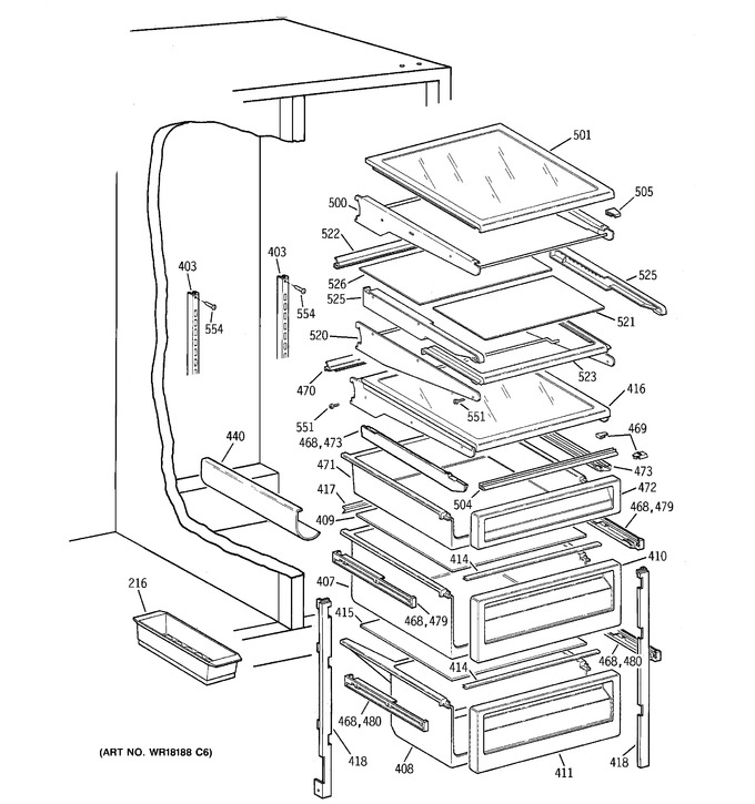 Diagram for TFX25PABBAA