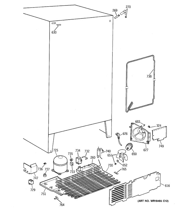 Diagram for TFX25PABBBB