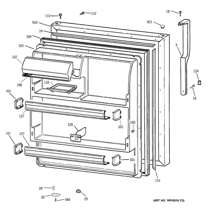 Diagram for TBG18JABPRWW