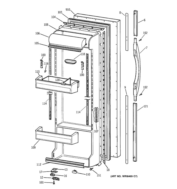 Diagram for TFG25PRBBWW