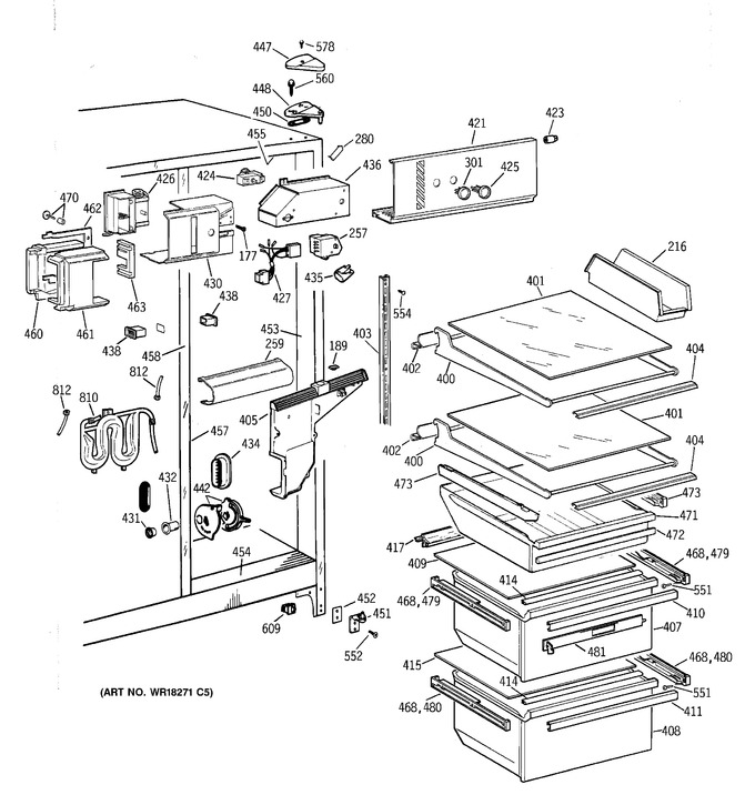 Diagram for TFG25JRBBWW