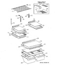 Diagram for 4 - Shelf Parts