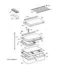 Diagram for 4 - Shelf Parts