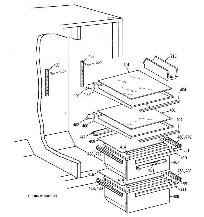 Diagram for CSX22GABBWW