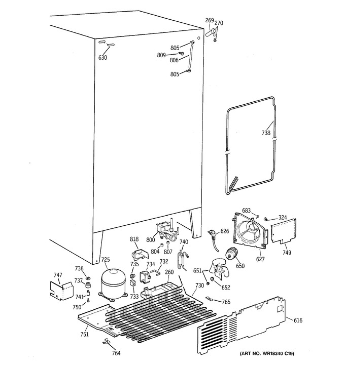 Diagram for CSX22GRBBAA