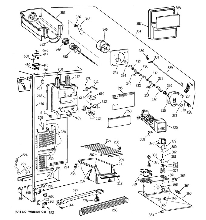 Diagram for CSX25GRBBWW