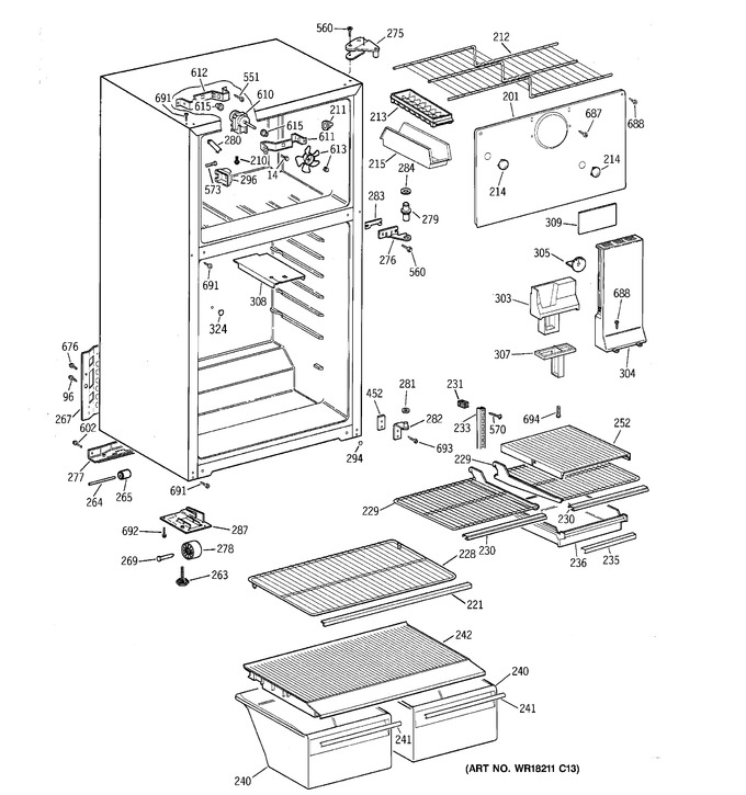 Diagram for TBX18SYBHRWW