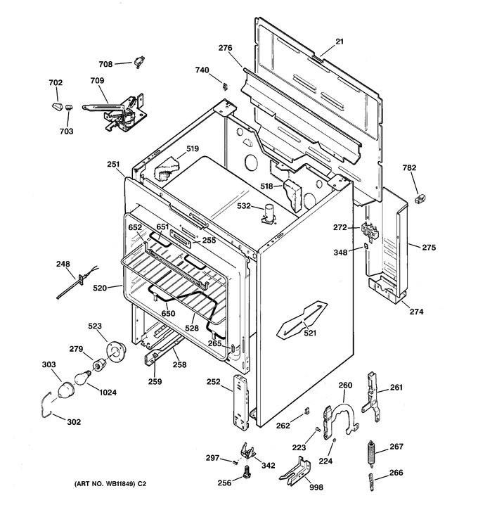 Diagram for JBP21WA1