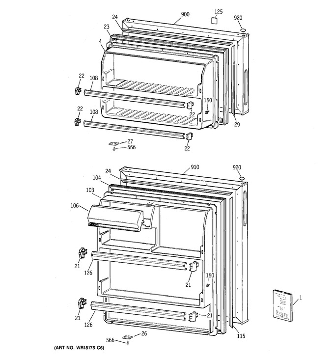 Diagram for CTX18CYBHRWW