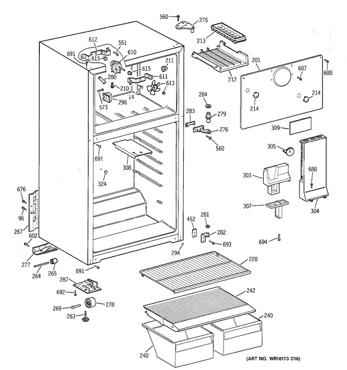 Diagram for TBX16SYBHLAA