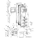 Diagram for 1 - Freezer Door