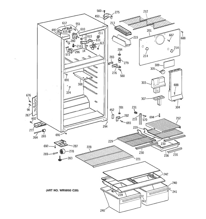 Diagram for TBX16DABHRAA