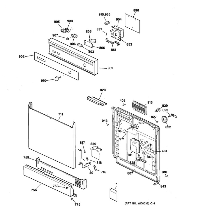 Diagram for GSD2200Z04WH