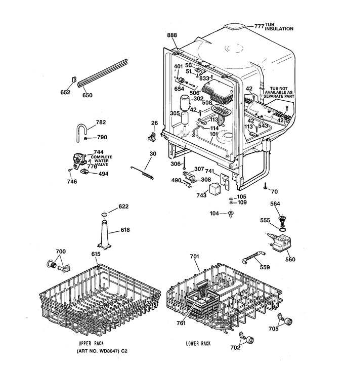 Diagram for GSD3430Z04WW