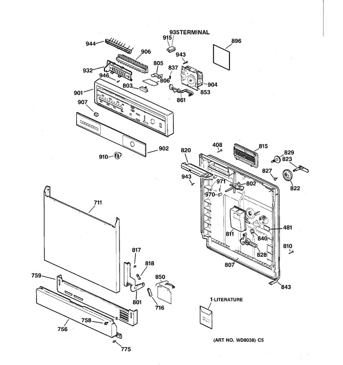 Diagram for GSD3620Z04BB