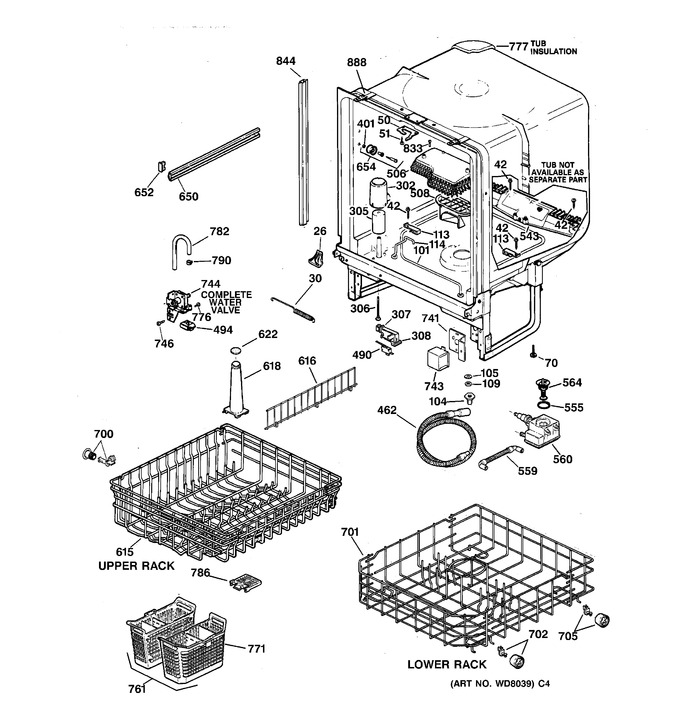 Diagram for GSD4124Z04BB