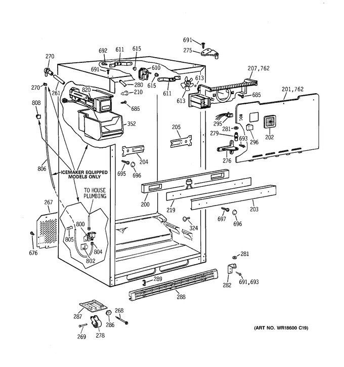 Diagram for TBX19FIBRRWW