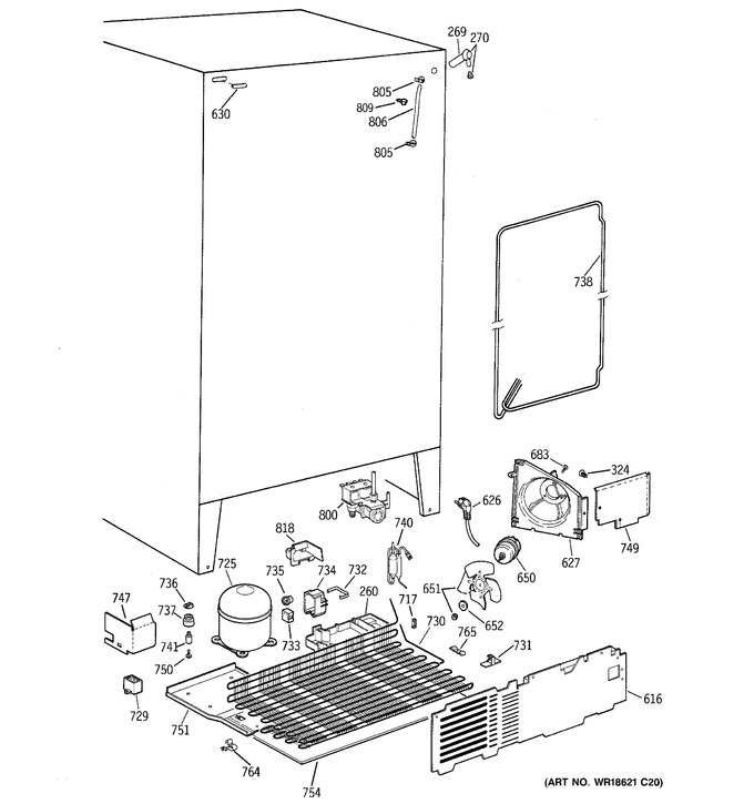 Diagram for TFT20JRBCAA