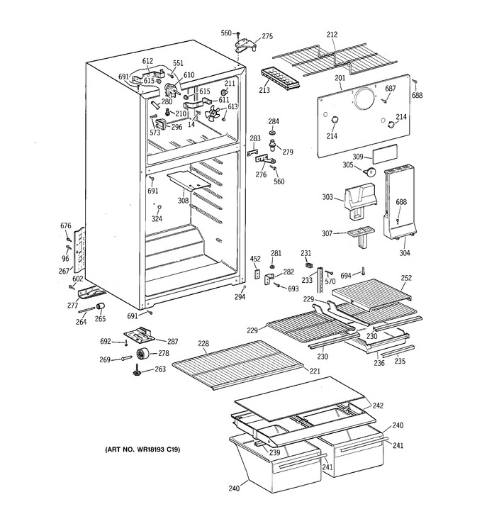 Diagram for TBX18TABMRAA