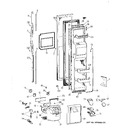 Diagram for 1 - Freezer Door