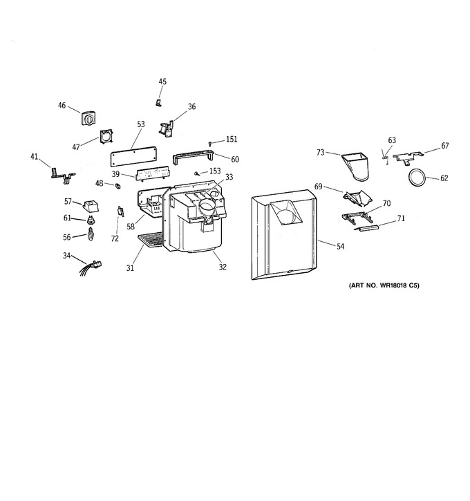 Diagram for TFX22CRBCAA