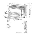 Diagram for 1 - Freezer Door