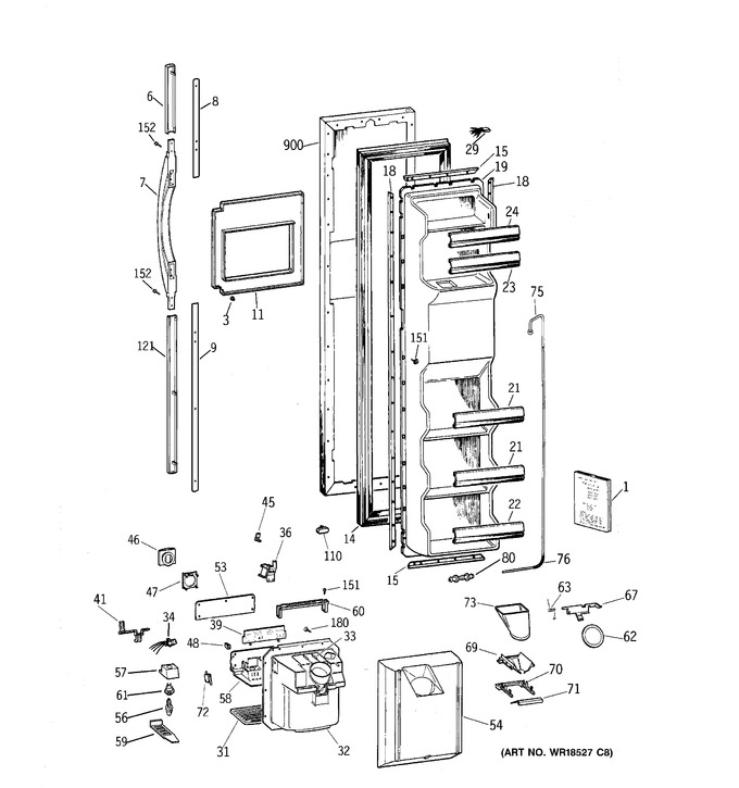 Diagram for TFG22PRBCWW