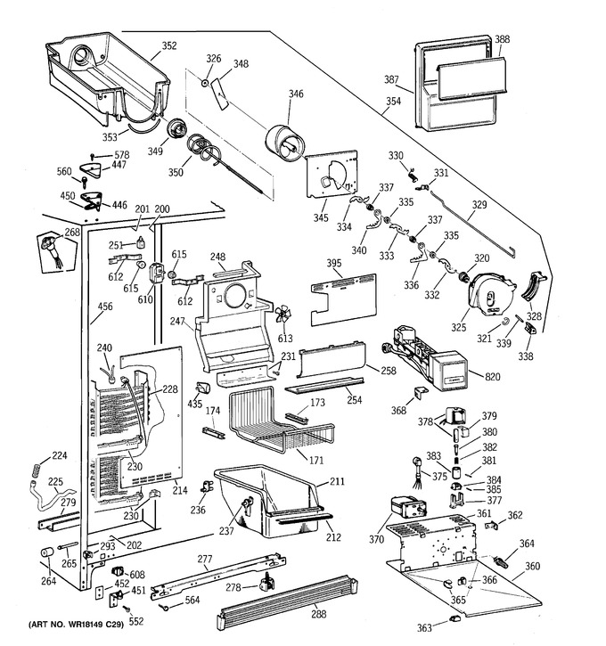 Diagram for TFG22PRBCWW