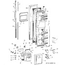 Diagram for 1 - Freezer Door