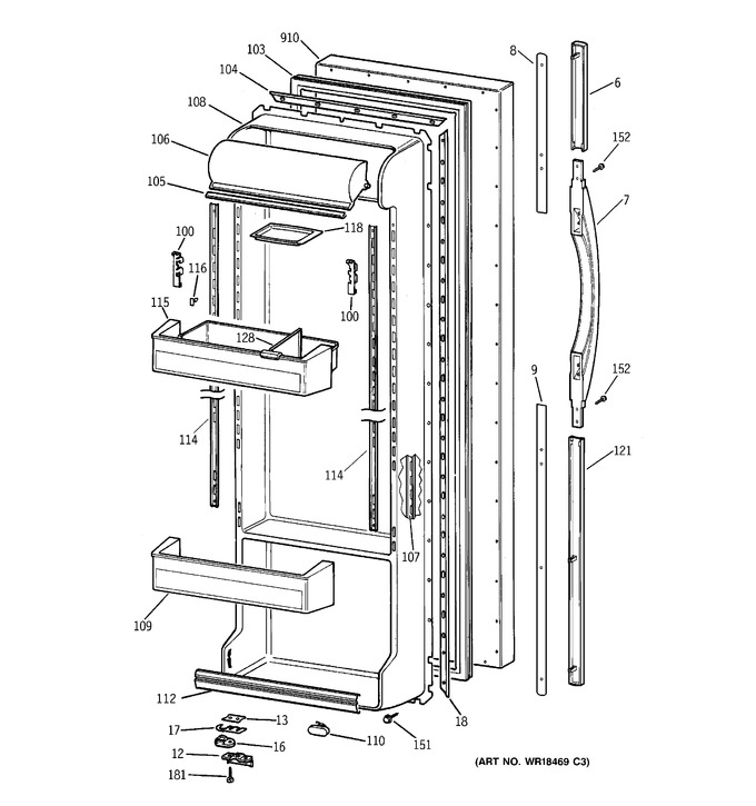 Diagram for TFX25ARBCWW