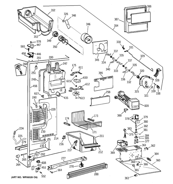 Diagram for TFX25VRBCWW