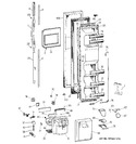 Diagram for 1 - Freezer Door