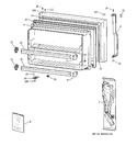 Diagram for 1 - Freezer Door