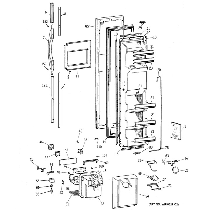 Diagram for TFX25PPBCWW