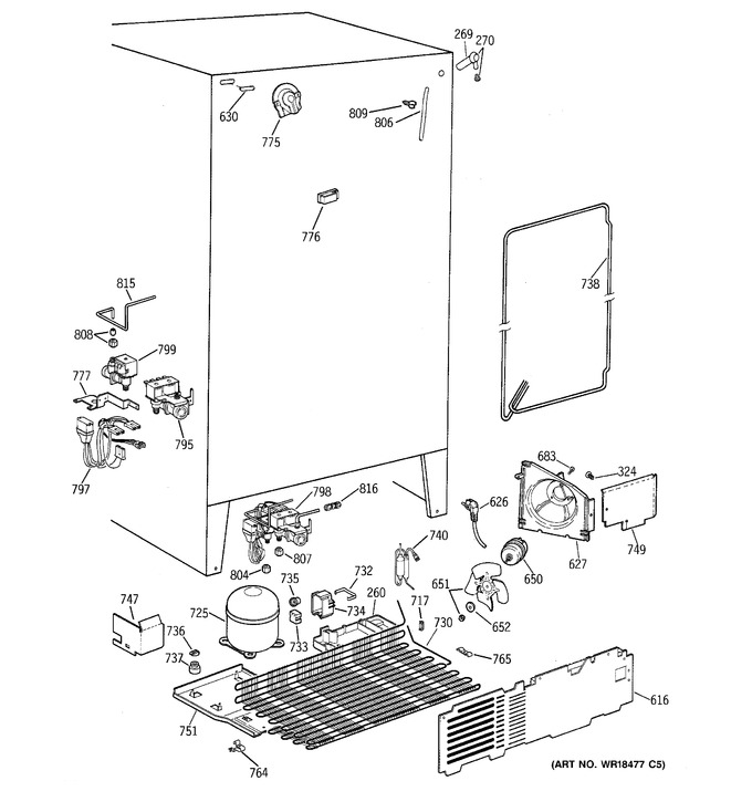 Diagram for TFX25PPBCBB