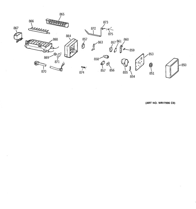 Diagram for TFX25ZPBCBB